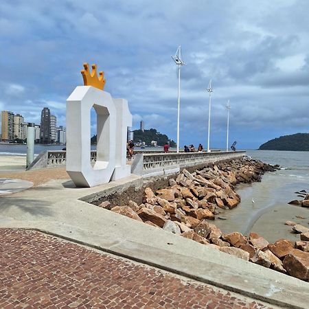 Pé na areia Gonzaguinha São Vicente Apartamento Exterior foto
